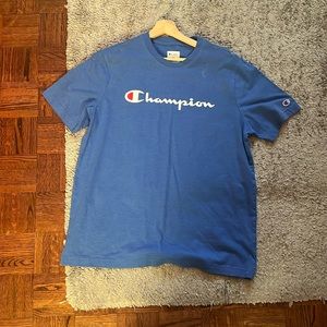 Blue Champion shirt